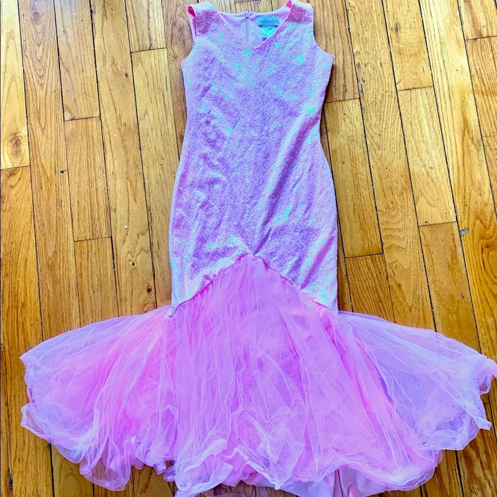 Wishcraft Fit and Flare Pink Dress for girls